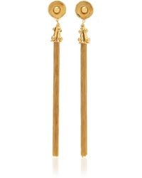 Sylvia Toledano - Pomponxxl 22k Gold-plated Earrings - Lyst