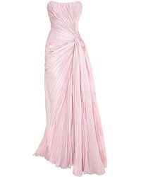 Marmar Halim - Hand-Pleated Silk Gown - Lyst