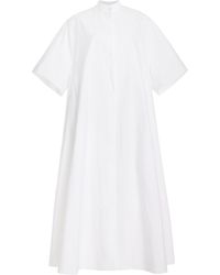 The Row - Bredel Oversized Cotton Maxi Dress - Lyst