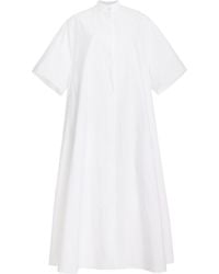 The Row - Bredel Oversized Cotton Maxi Dress - Lyst