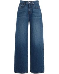 Brandon Maxwell - The Callan Mid-Rise Wide-Leg Jeans - Lyst