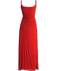 Georgia Hardinge - Tide Pleated Georgette Maxi Dress - Lyst