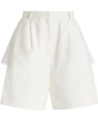 Bevza - High-rise Pleated Shorts - Lyst