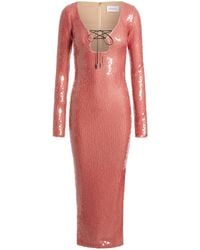 16Arlington - Solaria Sequined Midi Dress - Lyst