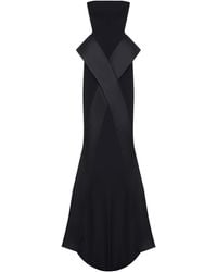 BALYKINA - Nora Sculptural Cady Maxi Dress - Lyst