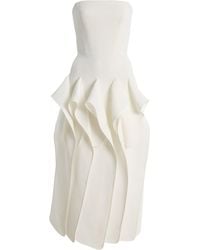 Maticevski - Breakout Strapless Midi Dress - Lyst