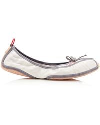 Balenciaga - Satin Ballet Flats - Lyst