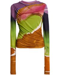 Ulla Johnson - Paradis Ruched Jersey Top - Lyst
