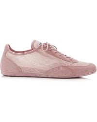 Jimmy Choo - Sunny Lace Sneakers - Lyst