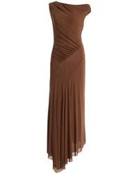 STAUD - Amaris Chiffon Maxi Dress - Lyst