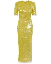 Rachel Gilbert - Kaia Squined Tulle Maxi Dress - Lyst