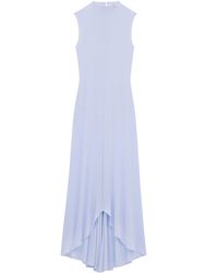 Courreges - Sleeveless Crepe Jersey Maxi Dress - Lyst