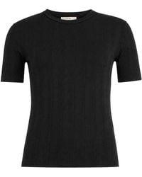 The Row - Etina Ribbed Cotton T-Shirt - Lyst