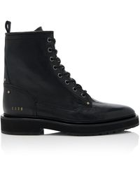 Golden Goose - Combat Leather Boots - Lyst