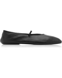 The Row - Leather Ballet Flats - Lyst