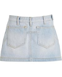 The Attico - Abra Cotton Mini Skirt - Lyst