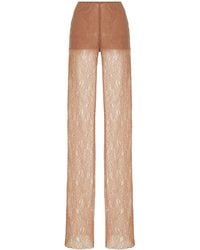 Philosophy Di Lorenzo Serafini - Flared Stretch Lace Pants - Lyst