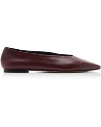 Aeyde - Betty Leather Ballet Flats - Lyst