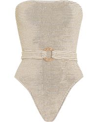 Bondeye - X Georgia Fowler Fane Belted One-piece Swimsuit - Lyst