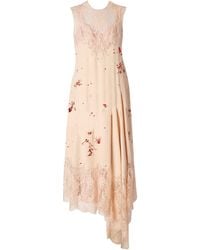 Erdem - Embroidered Lace Cady Combo Midi Dress - Lyst