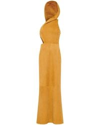 Gabriela Hearst - Kallen Cutout Suede Maxi Dress - Lyst
