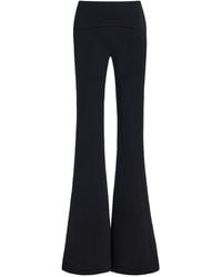 ÉTERNE - Foldover Jersey Flared Pants - Lyst
