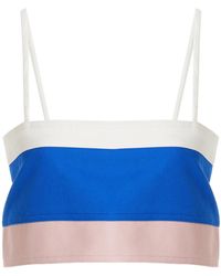 Rosie Assoulin - Exclusive Striped Cotton Bandeau Top - Lyst