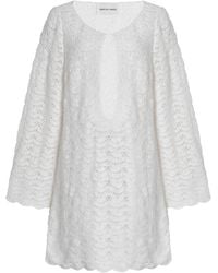 Marlies Grace - Exclusive Ocean Cotton Mini Dress - Lyst