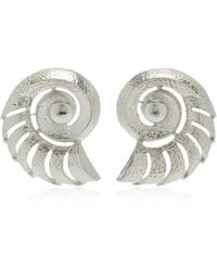 Ben-Amun - Exclusive Summer Silver-tone Shell Earrings - Lyst