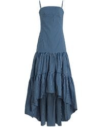 ANDRES OTALORA - Exclusive Colonial Striped Cotton-poplin Maxi Dress - Lyst