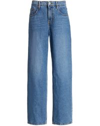 OUTLAND DENIM - Avril Low-rise Organic Denim Wide-leg Jeans - Lyst
