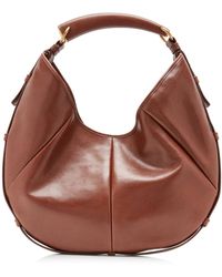 Saint Laurent - Medium Mombasa Leather Hobo Bag - Lyst