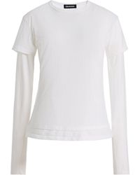 EB DENIM - Rory Layered Cotton T-Shirt - Lyst