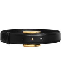 Alaïa - Curve Thin Leather Belt - Lyst