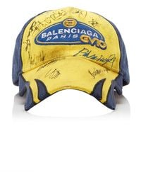 Balenciaga - Scribble Cotton-Drill Cap - Lyst