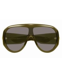 Bottega Veneta - Aviator-Frame Acetate Sunglasses - Lyst