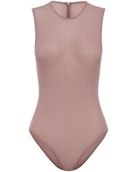 Alex Perry - Sleeveless Mesh Bodysuit - Lyst