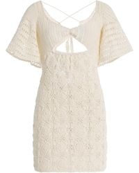 Akoia Swim - Exclusive Crocheted Cotton Mini Dress - Lyst