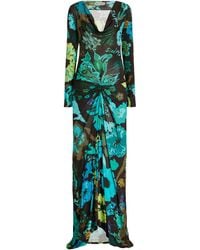 Siedres - Linny Floral-printed Jersey Maxi Dress - Lyst