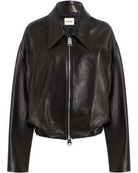 KHAITE - Odin Leather Jacket - Lyst