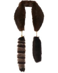 Chloé - Treasure Tails Lambskin Shearling Scarf - Lyst