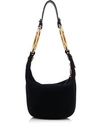Chloé - Ring-detailed Suede Shoulder Bag - Lyst