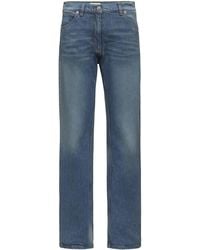Magda Butrym - Washed Cotton Denim Jeans - Lyst