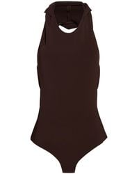 Courreges - Frame Illusion Hooded Bodysuit - Lyst