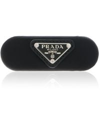 Prada - Re-Nylon Logo-Plaque Hair Clip - Lyst