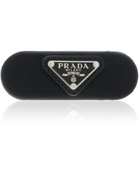 Prada - Re-Nylon Logo-Plaque Hair Clip - Lyst