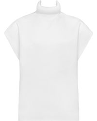 Alaïa - Wool-Blend Mini Shift Dress - Lyst