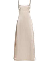 Bondi Born - Kobe Exposed-Back Linen-Blend Maxi Dress - Lyst