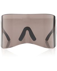 Balenciaga - Geometrical/directional Wrap-frame Acetate Sunglasses - Lyst