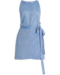 Bondi Born - Lucca Organic Linen Mini Dress - Lyst